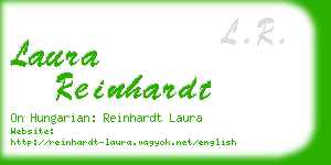 laura reinhardt business card